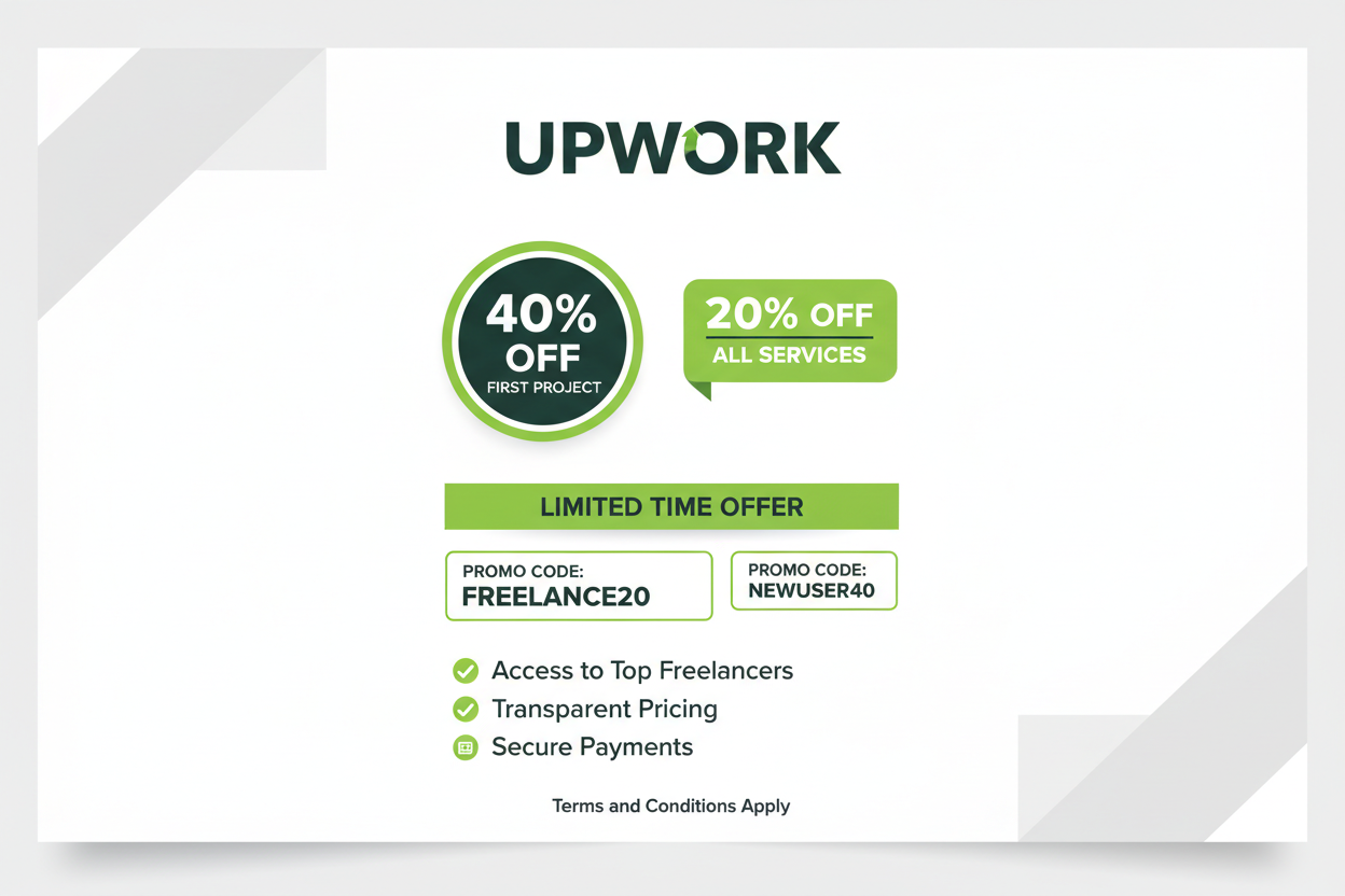 Upwork Promo Codes & Coupons January 2026