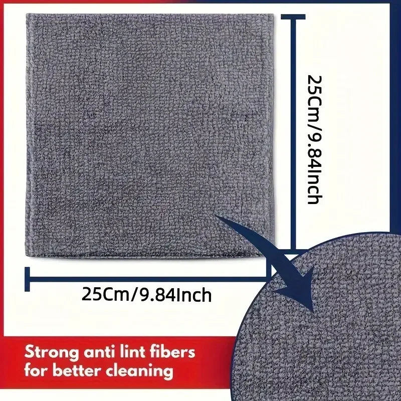 Thicken Microfiber Cleaning Cloths Lint Free