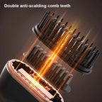 Electric Heating Hair Straightener Brush Portable Mini Hair Straightener