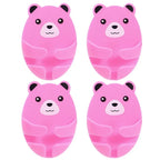 4-1Pcs Wall Storage Hook Bear Plug