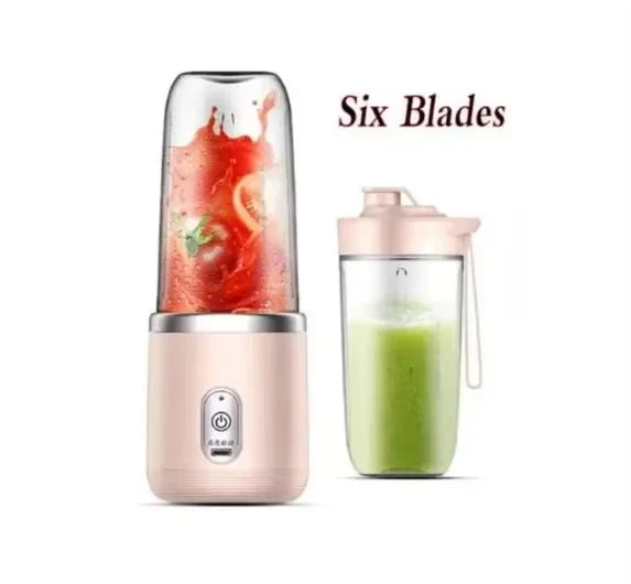 Portable Electric Blender – USB Rechargeable Fruit Juicer & Smoothie Mixer