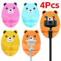 4-1Pcs Wall Storage Hook Bear Plug