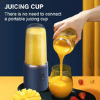 Portable Electric Blender – USB Rechargeable Fruit Juicer & Smoothie Mixer