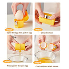 Egg Shell Opener for Hard Boiled Eggs