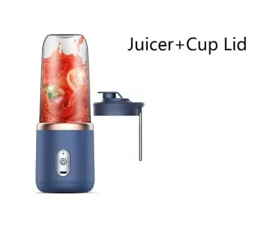 Portable Electric Blender – USB Rechargeable Fruit Juicer & Smoothie Mixer