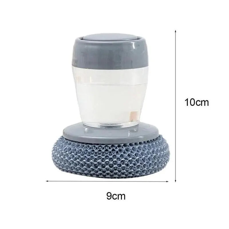 1pc Portable Kitchen Soap Dispensing Dishwashing Tool