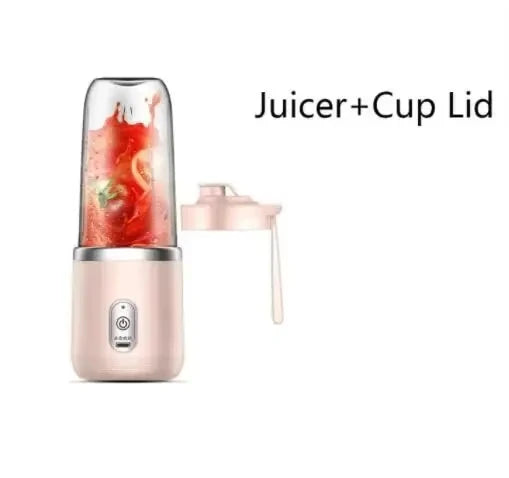 Portable Electric Blender – USB Rechargeable Fruit Juicer & Smoothie Mixer