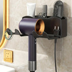 1pc Hair dryer storage rack